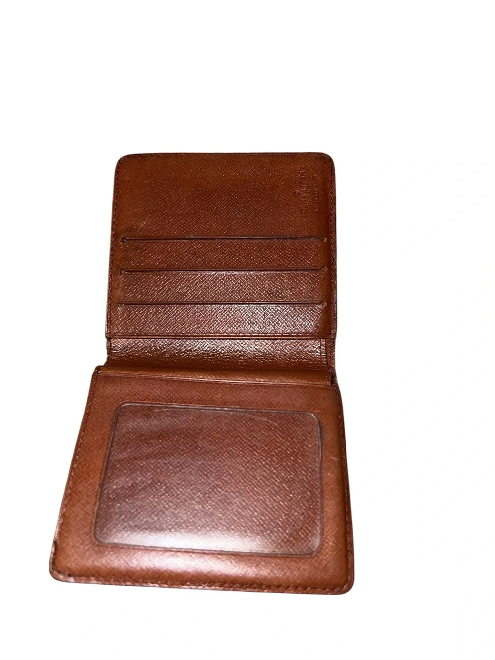 Louis Vuitton Monogram Canvas Key & Card Holder in Brown and Gold Tones